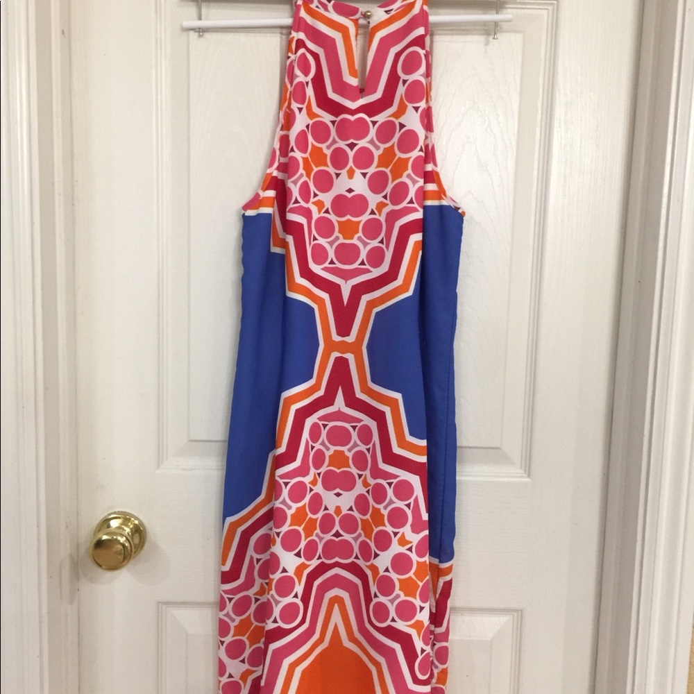 Banana Republic, silk block dress